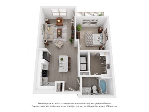 a 1 bedroom floor plan  woodland heights apartments